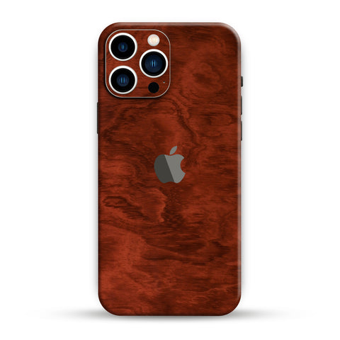 Flaming Wood Mobile Skin