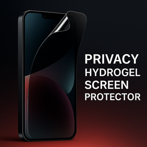 Privacy Hydrogel Screen Protector - Anti Spy + Full Coverage
