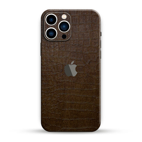 Brown Crocodile Mobile Skin