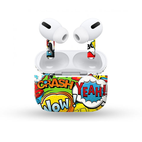 Bubble Graffiti Skin For Apple Buds