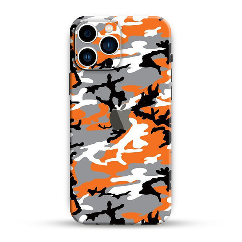 Orange Camo Mobile Skin