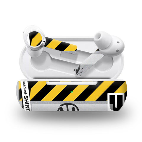 warning Graffiti for OnePlus Buds Skins