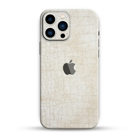 White Crocodile Mobile Skin