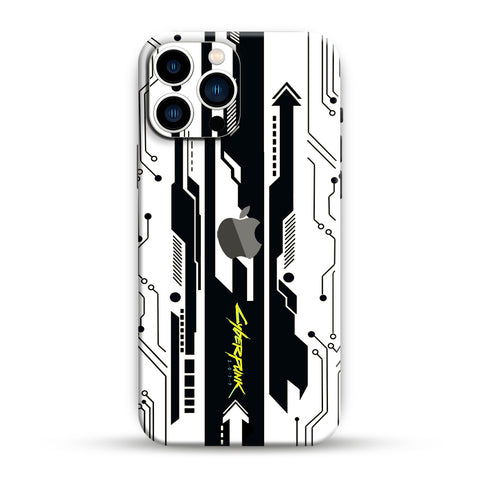White Cyberpunk Mobile Skin