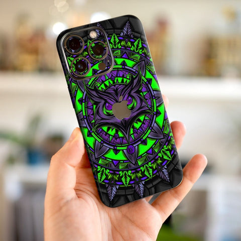 Mighty Green Owl Mobile Skin