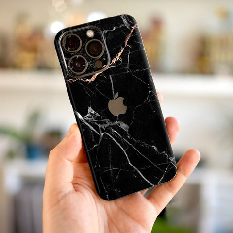 Black Marble Mobile Skin