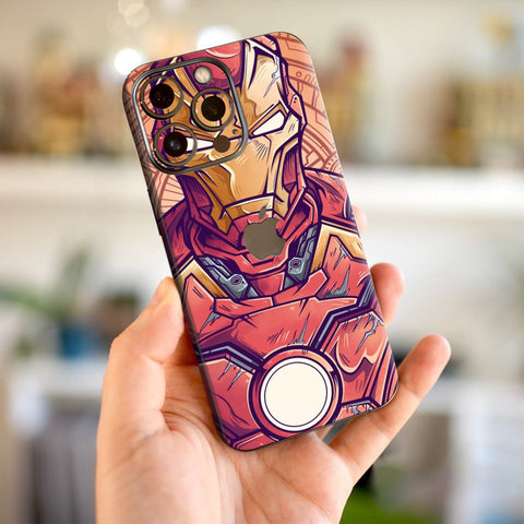 Iron Illustrated Mobile Skin
