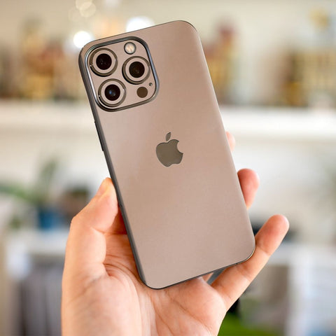 Rose Gold Metal Mobile Skin