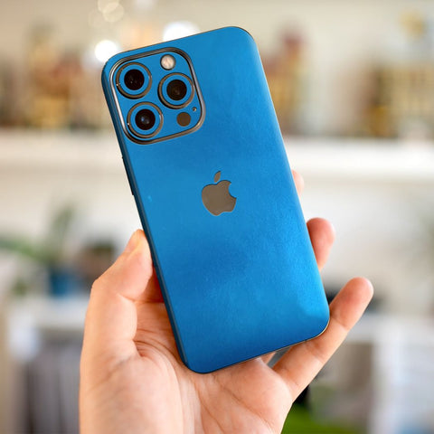 Metal Blue Mobile Skin
