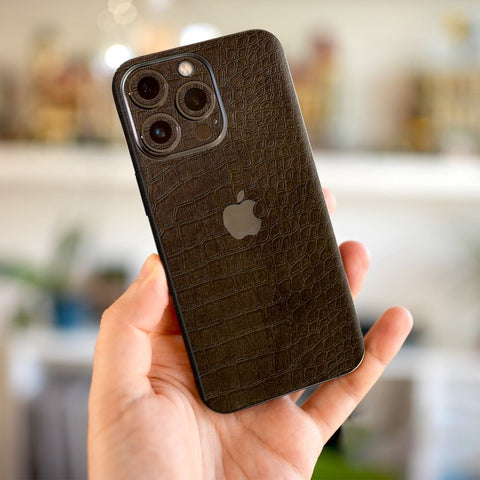 Brown Crocodile Mobile Skin