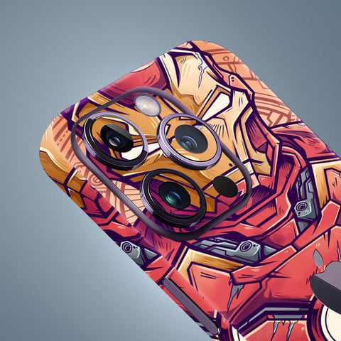 Iron Illustrated Mobile Skin