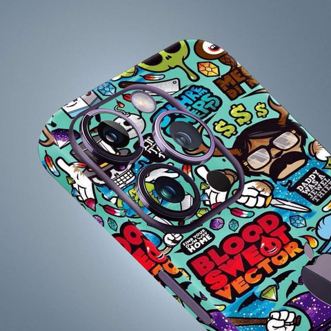Green Graffiti Mobile Skin
