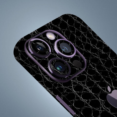 Black Crocodile Mobile Skin