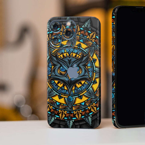 Mighty Yellow Owl Mobile Skin