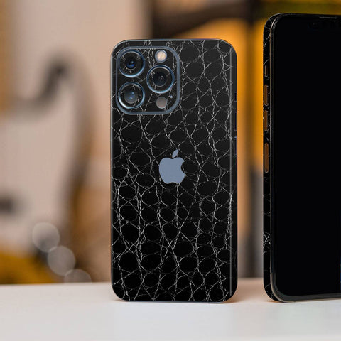 Black Crocodile Mobile Skin