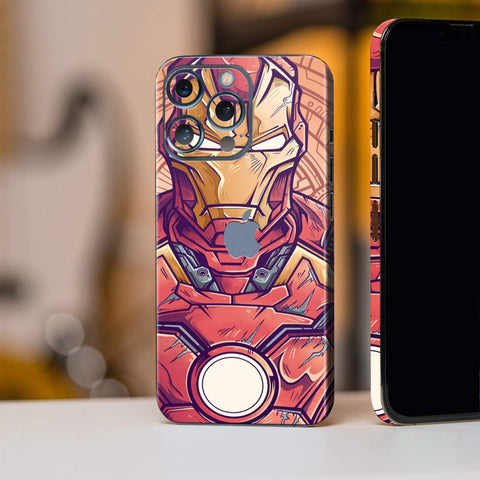 Iron Illustrated Mobile Skin