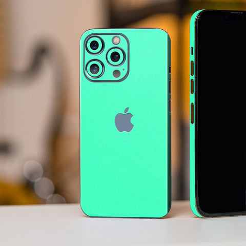 Turqoise Glossy Mobile Skin