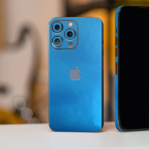 Metal Blue Mobile Skin