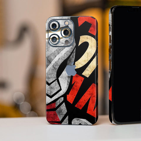 Iron Graffiti Mobile Skin