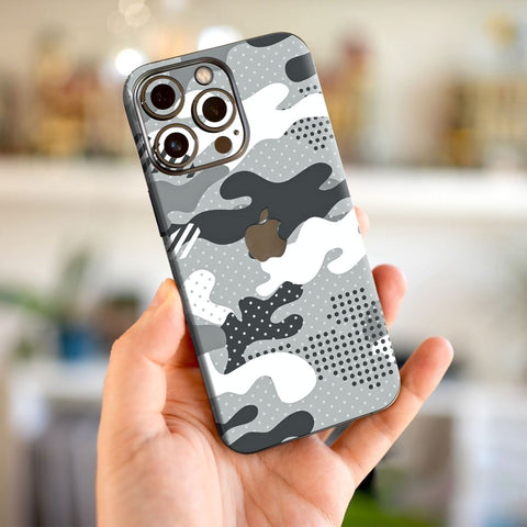 Military Grey Camo Mobile Skin