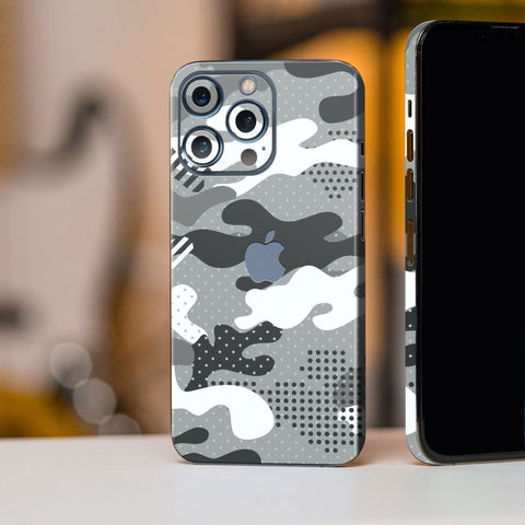 Military Grey Camo Mobile Skin