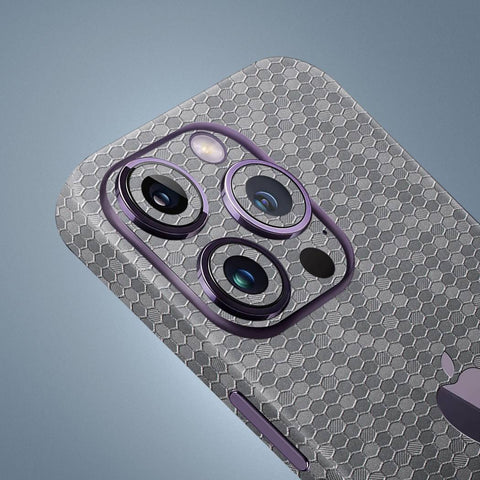 Silver Honeycomb Mobile Skin