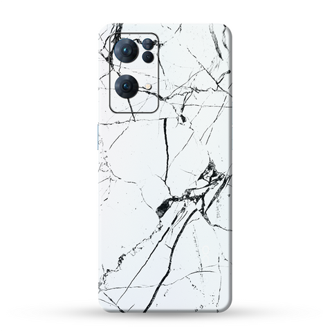 White Crack Skin For Oppo