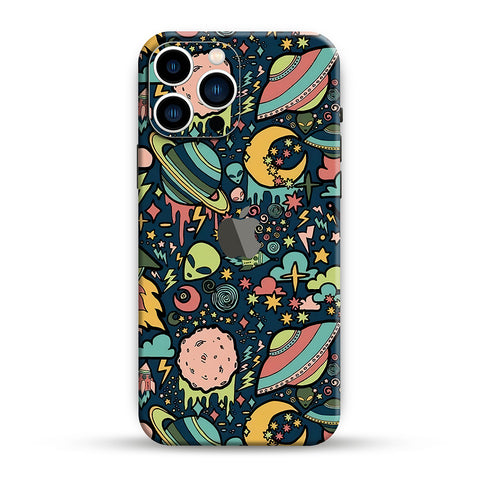 Alien Graffiti Mobile Skin