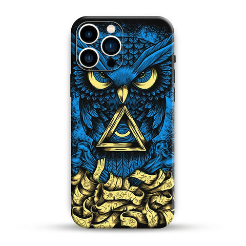 Blue Owl Skin For iPhone