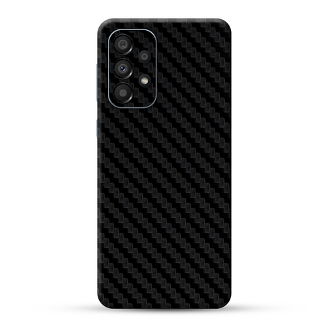 Black CarbonFibre Skin For Samsung