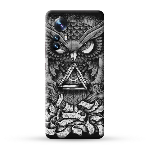 Black Owl Skin For Redmi