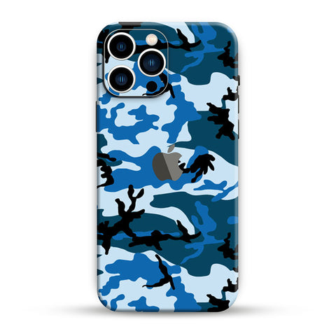 Blue Camo Skin For iPhone