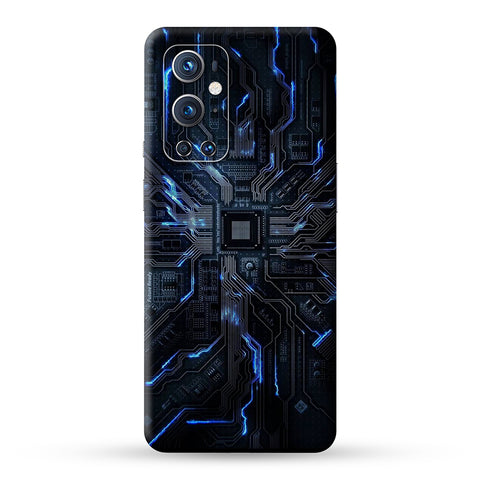 Blue Circuit Skin for Oneplus