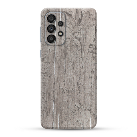 Concrete Silver Stripes Skin For Samsung