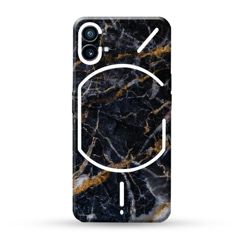 Golden Black Marble Skin For Nothing Phone
