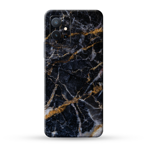 Golden Black Marble Skin For Vivo