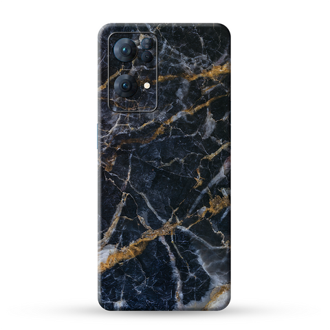 Golden Black Marble Skin For Oppo