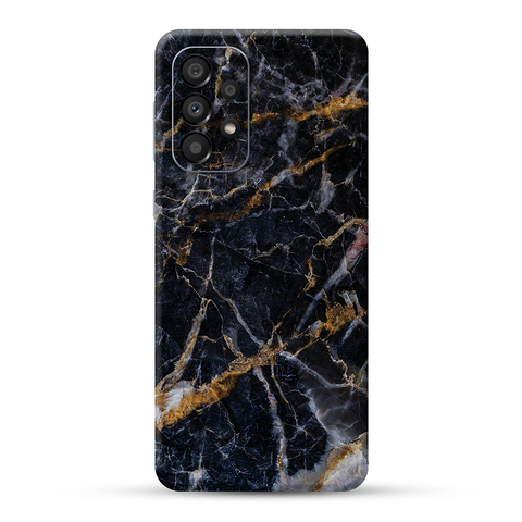 Golden Black Marble Skin For Samsung