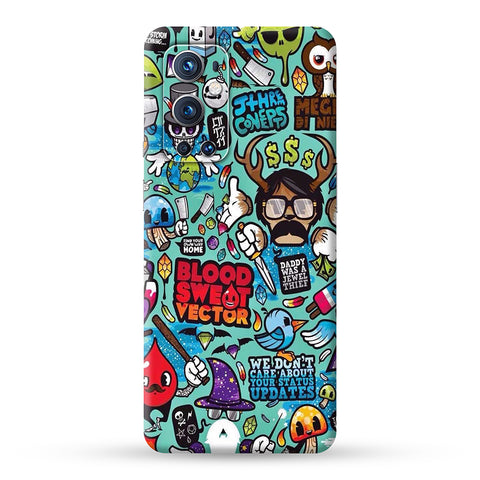 Green Graffiti Skin for Oneplus