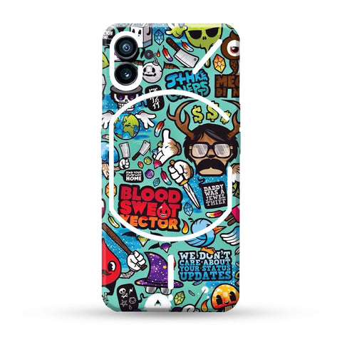 Green Graffiti Skin For Nothing Phone