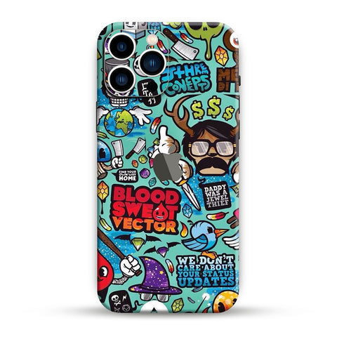 Green Graffiti Mobile Skin