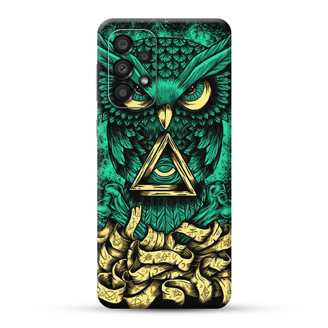 Green Owl Skin For Samsung