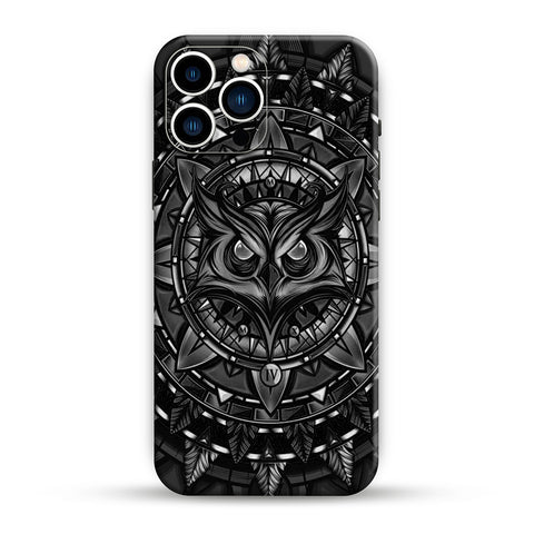 Mighty Black Owl Skin For iPhone