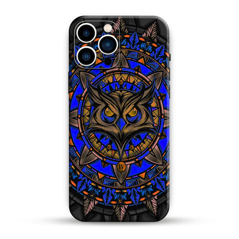 Mighty Blue Owl Mobile Skin