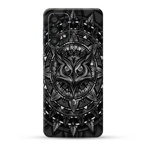 Magic Owl Black Skin For Samsung