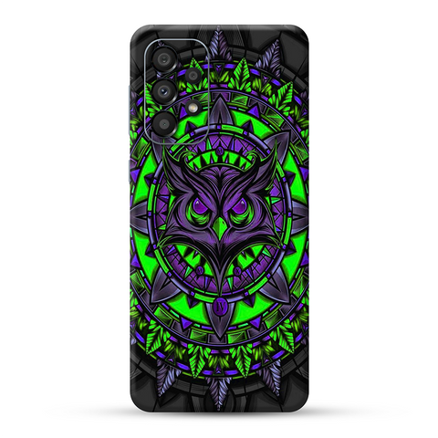 Magic Owl Green Skin For Samsung