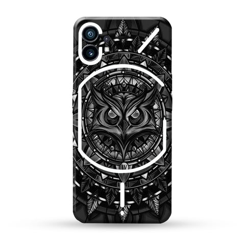 Mighty Owl Black Skin For Nothing Phone