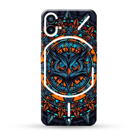 Mighty Owl Orange Skin For Nothing Phone