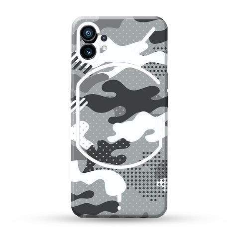 Military Grey Camo Skin For Nothing Phone
