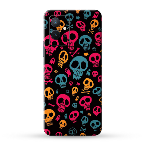 Neon Skulls Skin For Vivo